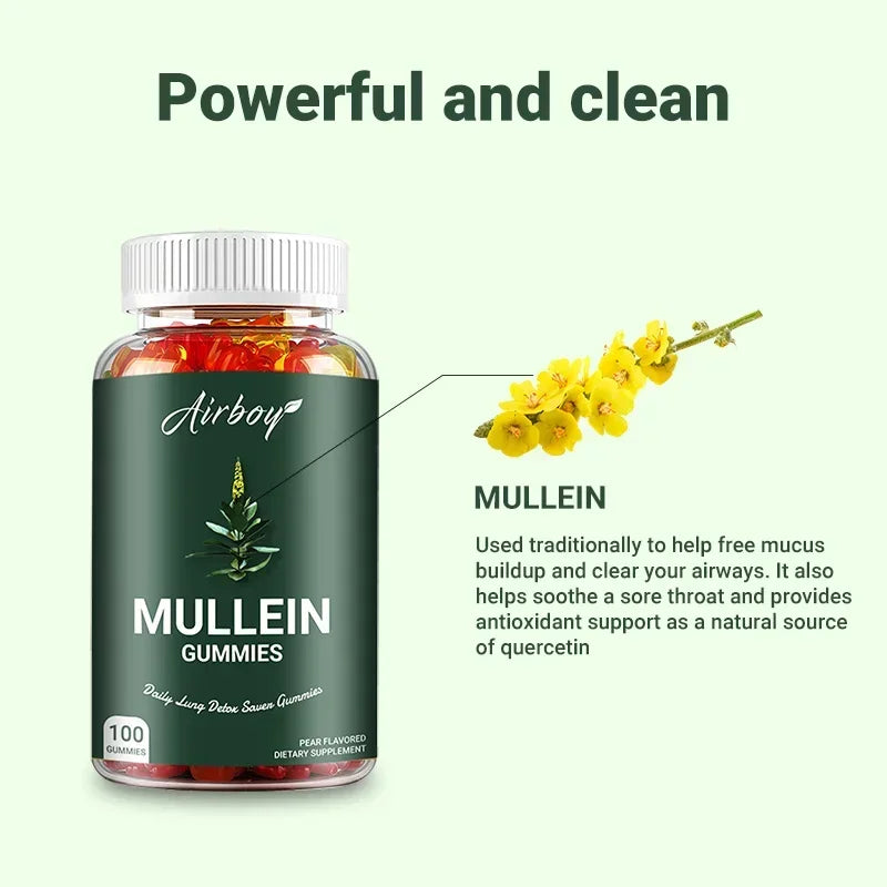 Mullein Gummies - Lung Cleansing