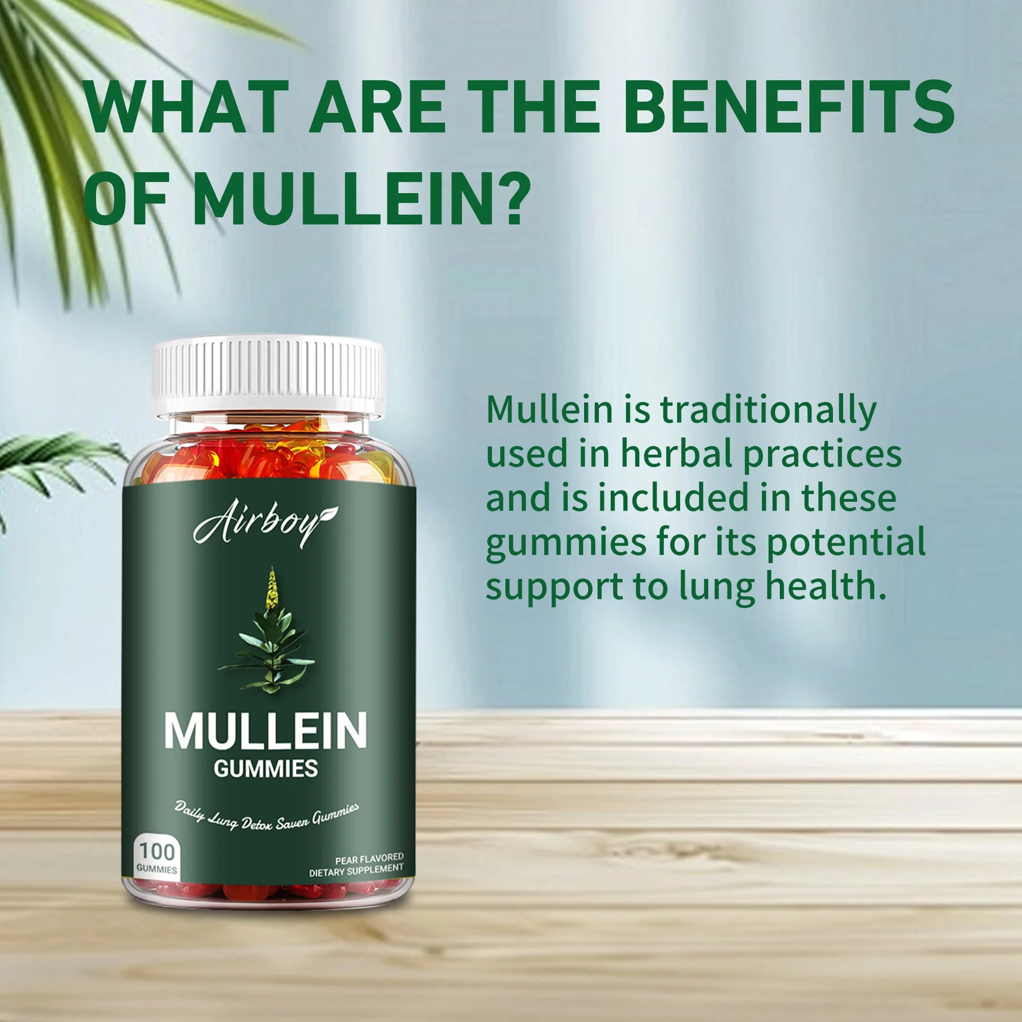 Mullein Gummies - Lung Cleansing