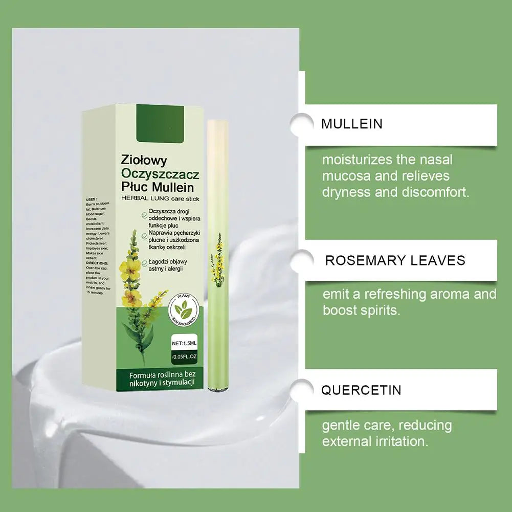 Herbal Diffuser Pen with Extracts of Mullein Mints Rosemary improvement