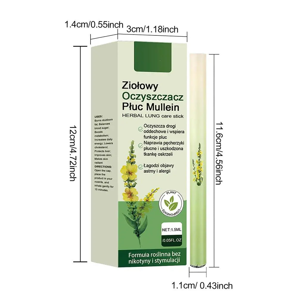 Herbal Diffuser Pen with Extracts of Mullein Mints Rosemary improvement